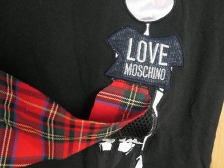 Love moschino original bavlneny natelnik/tricko m, moschino,m