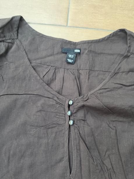 Bavlnená blúzka, h&m,42