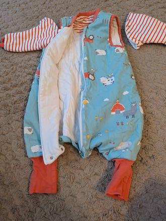 Zimný spavcí vak - nožičkový s odopínajúcimi rukáv, 74