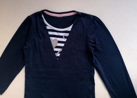 Tričko s trblietavou aplikáciou, veľ. 116/122, 122