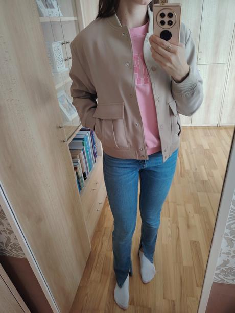 Béžová bomberka f&f, f&f,s