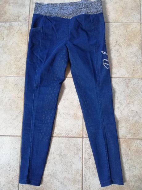 Jazdecké riflové nohavice, veľ. 38, 38