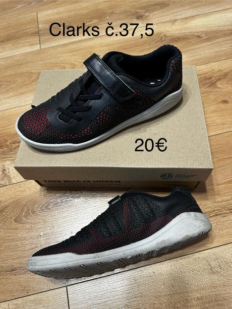 Chlapčenská obuv clarks č.37,5, clarks,37