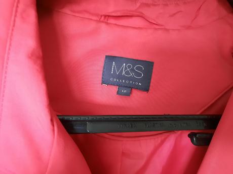 Jarnik marks&spencer l malinova farba ako novy, marks & spencer,l