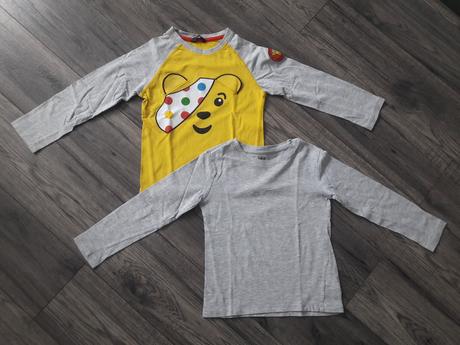 Detské chlapčenské tričko(2ks) v.110/116, h&m,110