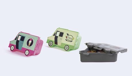 Desiatovy box v tvare auta, 