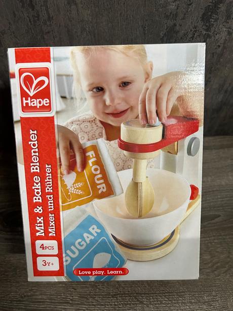 Hape - dreveny mixer,