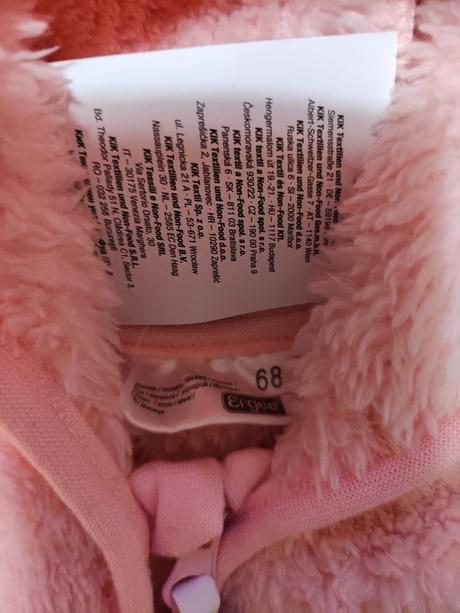 Huňatá mikinka, ergee,68