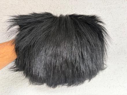 Original vintage rukavnik rukavice kozusina muff,