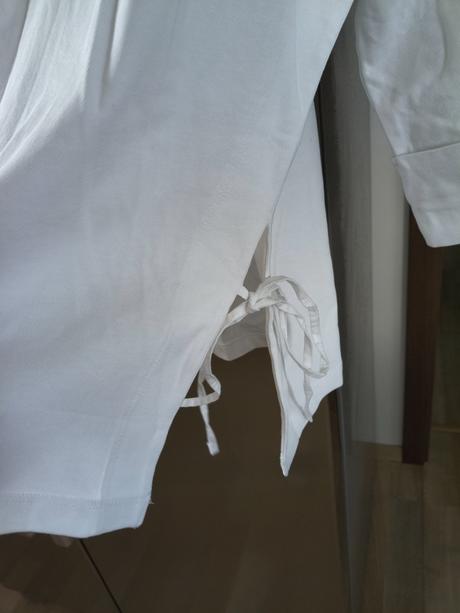 Zara bavlnený maxi oversize top, zara,l / m