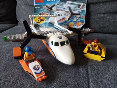 Lego city 60164 - záchranársky hydroplán, 