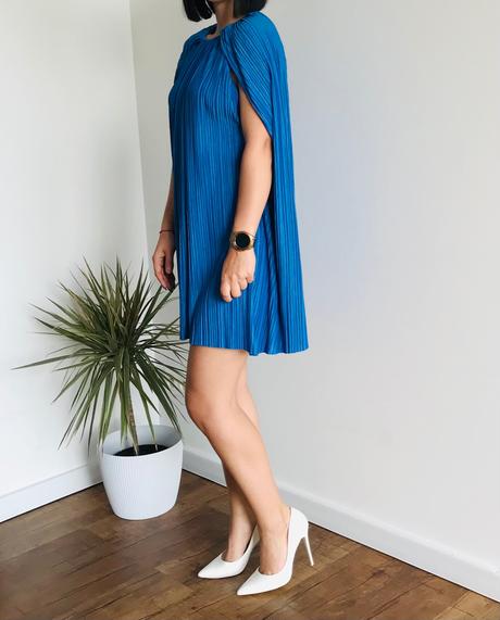 Zara šaty modré, zara,s