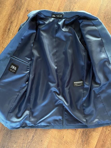 Oblek zara, s košeľou a kravatou, 140