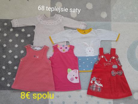 Jesenne/ zimne saty 68, 68–80