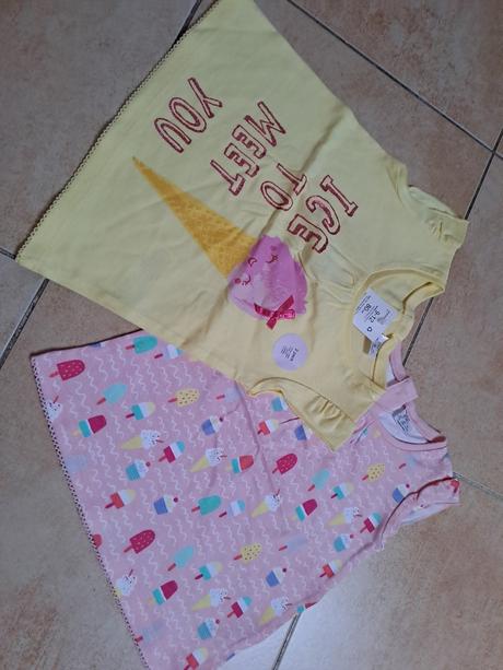 Set 2x tricko, f&f,80