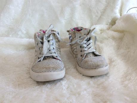 Kotníkové strieborné čipkové tenisky, nelli blu,27