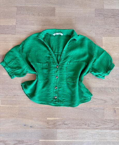 Dámska ľanová košela veľkosť xs, zn. zara, zara,xs