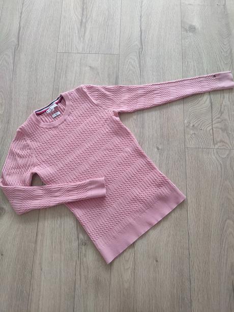 Staroruzovy svetrík tommy hilfiger, veľ. s, tommy hilfiger,s
