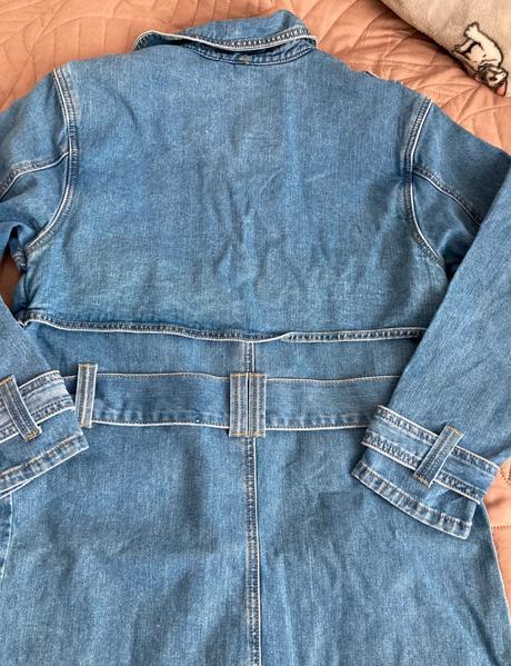 Dámsky riflovy kabát, m