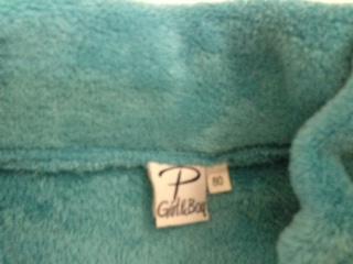 Zimná dievcenska mikina - tyrkysova, 80