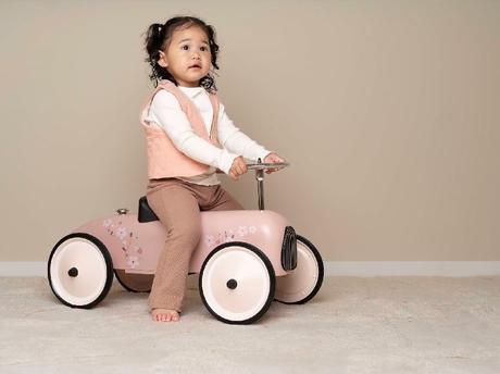 Little dutch odrážadlo retro auto pink, 