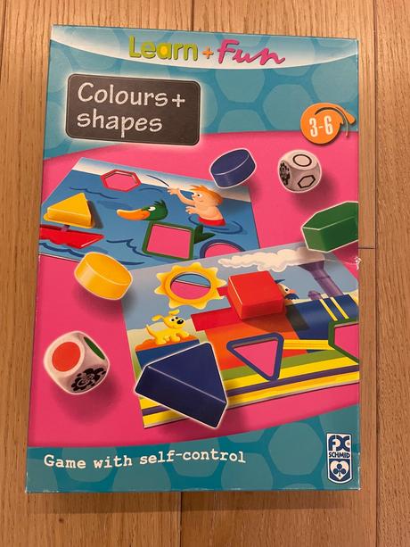 Náučná hra farby a tvary pre vek 3-6r, 