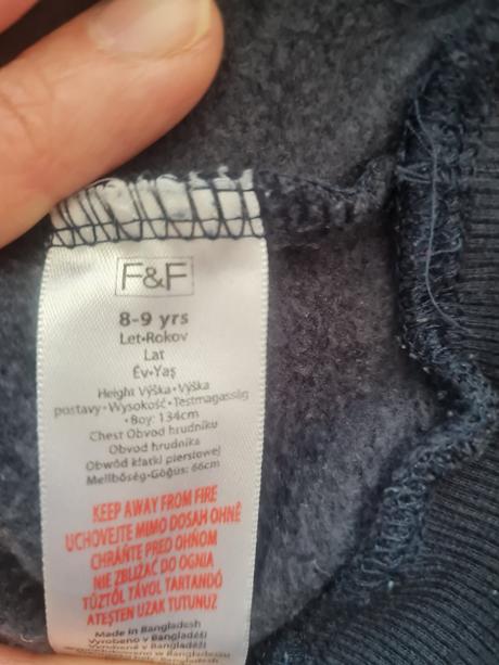 Mikina, f&f,128