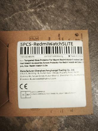 Ochranné sklá redmi watch 5 lite, xiaomi