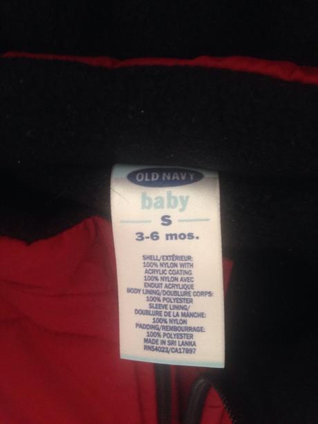 Zateplená bunda, old navy,68