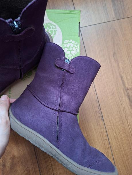 Barefoot čižmy  froddo  tex suede purple, froddo,36