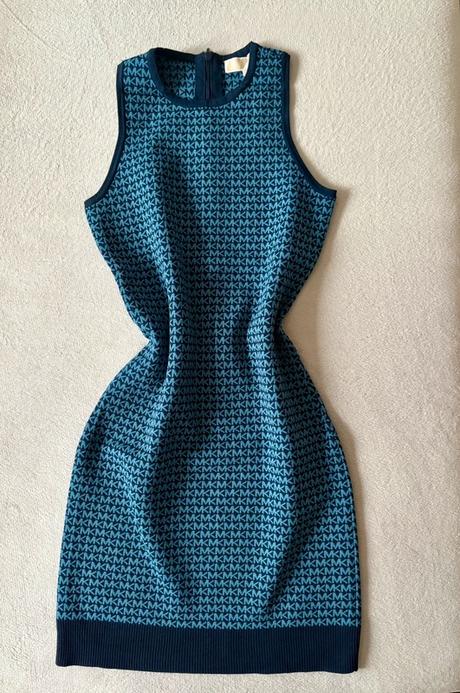 Michael kors monogram modré šaty, michael kors,s