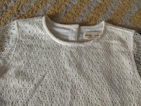 Čipkovaný top lindex, lindex,128