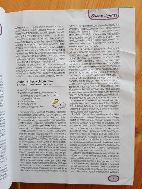 Kniha varíma pre dojčatá,