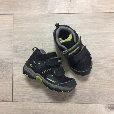Topánky členkové chlapčenské gore-tex viking č.23, viking,23