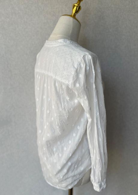 J. crew snehobiela blúzka, xs