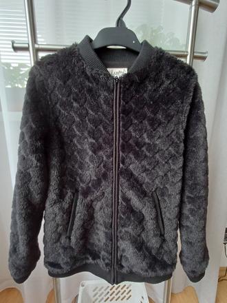 Kožušinková mikina / bunda, c&a,140
