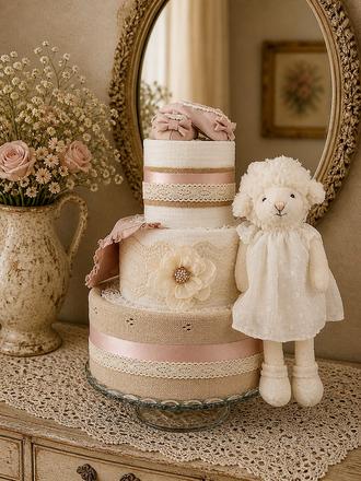 Luxusná plienková torta little luxury baby,