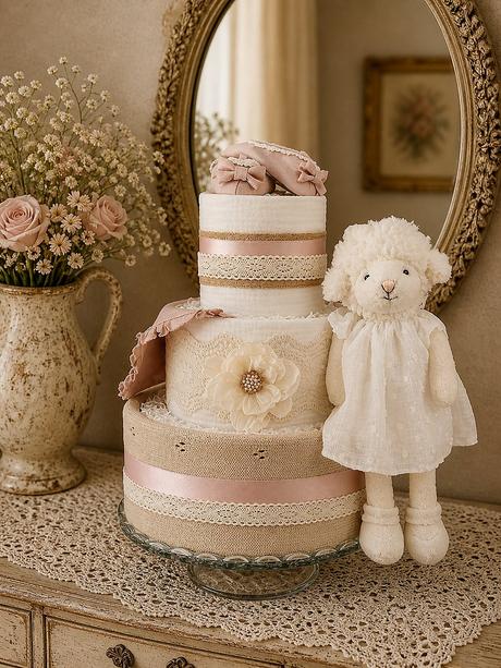 Luxusná plienková torta little luxury baby,