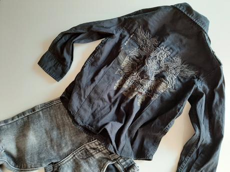 Next signature košela s vyšivkou na chrbate, next,98