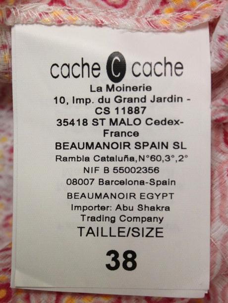 -vzorované mini šaty cache cache veľ. 38, s