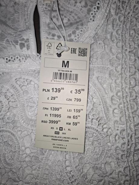 Krajková blúzka, reserved,m