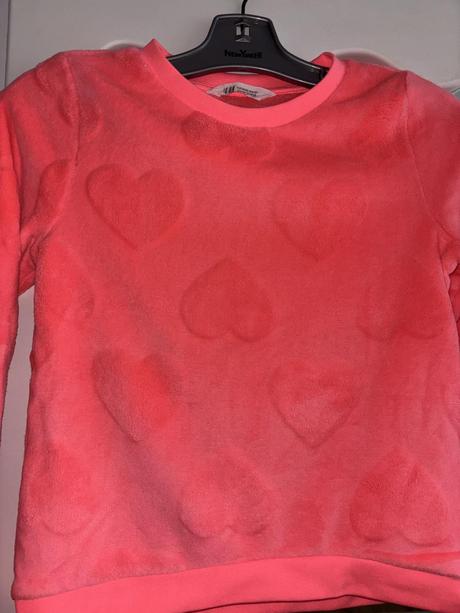 Neónová mikina h&m 134 /140, h&m,140