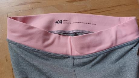 Tepláčiky h&m sport, veľ. 110/116, h&m,110