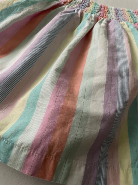 Suknička dúha 8-10 rokov, h&m,140