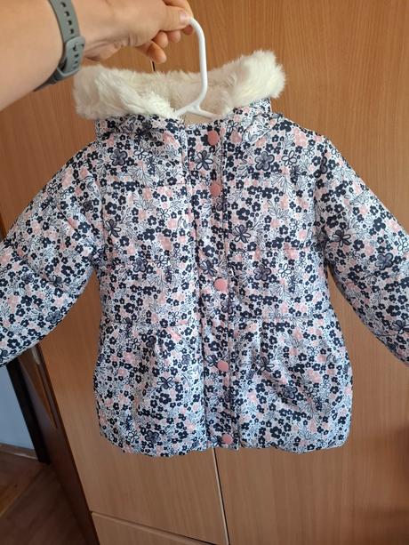 Zimná bunda pre dievčatko, veľ 86, pepco,86