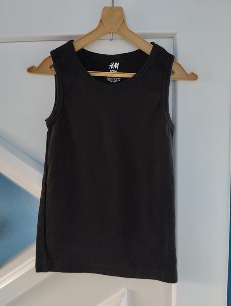Čierne tričko 98/104, h&m,98