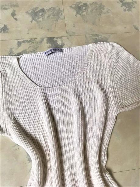 Pletený pulóvrik, l