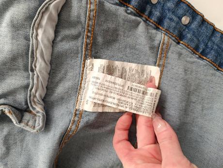 Dámska riflova bunda, pull&bear,m