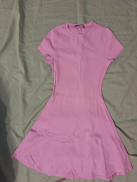 Baby pink šaty, s