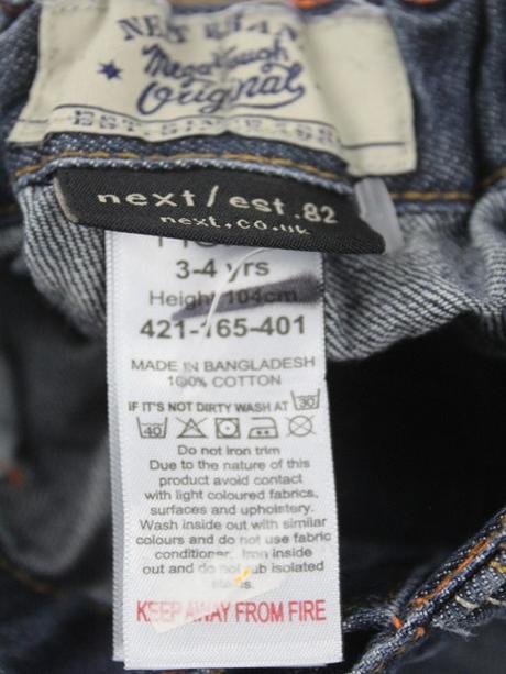 Riflové šortky next veľ. 3-4 r., next,104